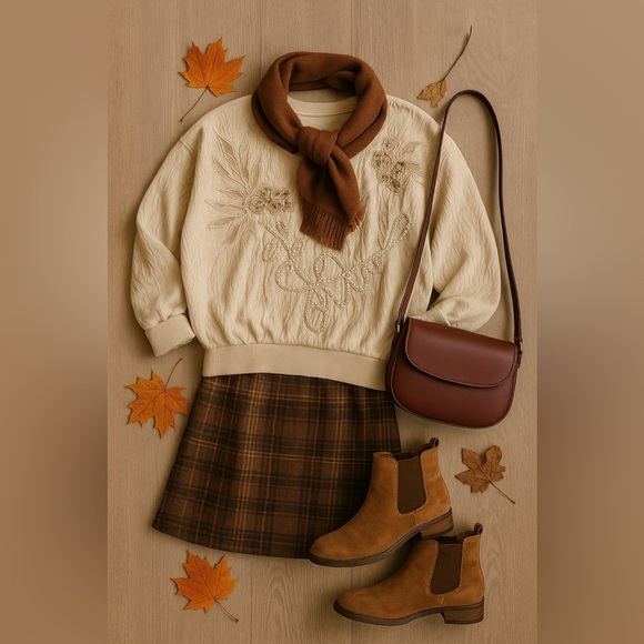 Vintage Adolfo Collectibles Pearl Embroidered‎ Crinkle Knit Top L - Picture 11 of 12